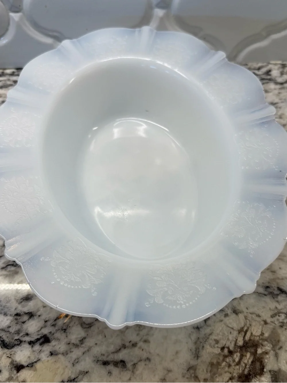 Vintage MacBeth-Evans American Sweetheart Monax Oval Bowl Platter